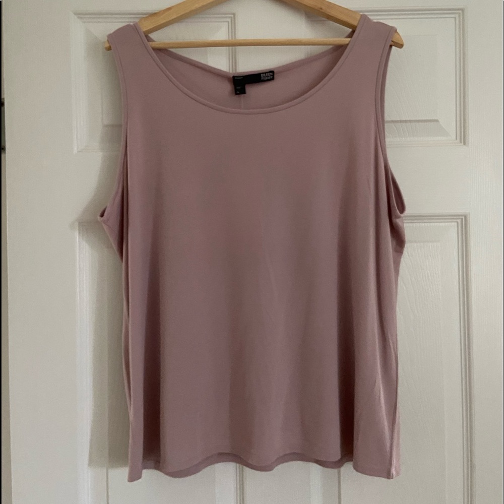 Stretch Silk Eileen Fisher Tank Top NWT, Lilac